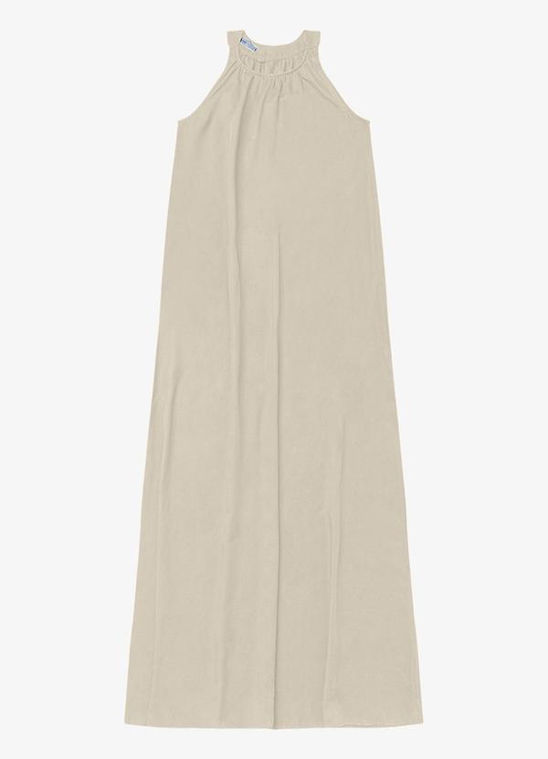 Vestido Longo Bege