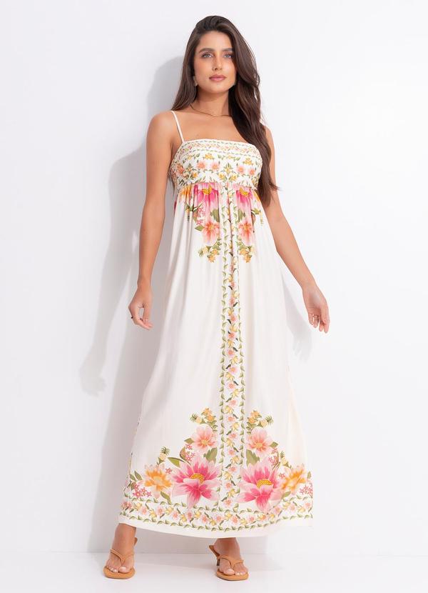 Vestido Longo Carolina Bege