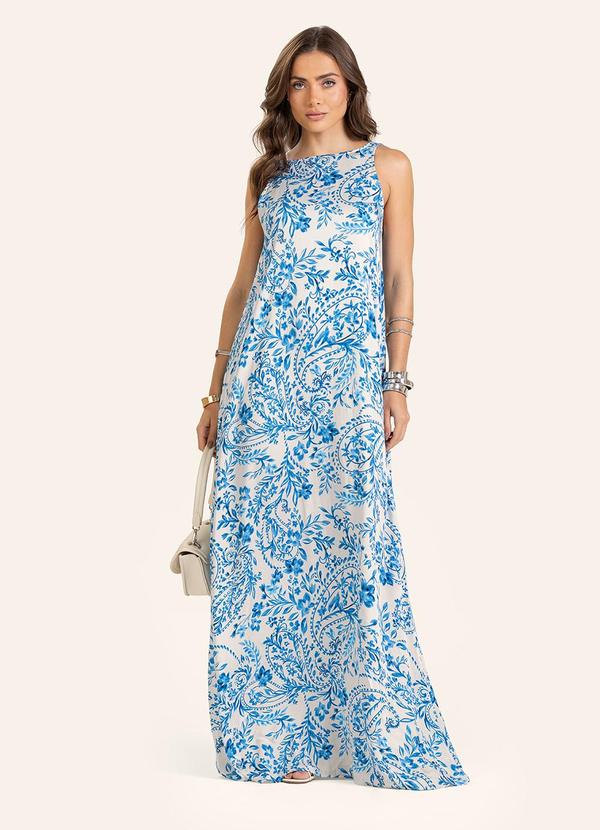 Vista 2 Vestido Longo Feminino Bege Endless Endless