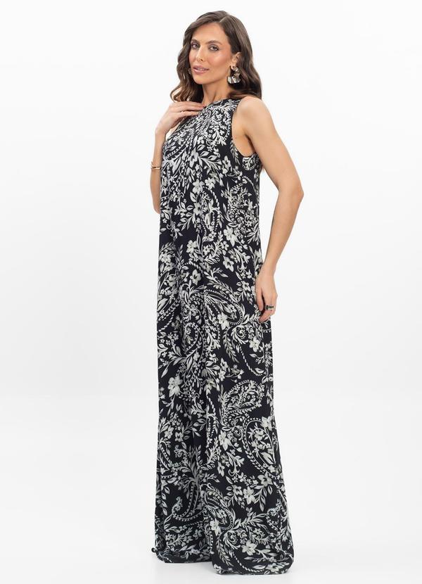 Vista 2 Vestido Longo Feminino Preto Endless Endless