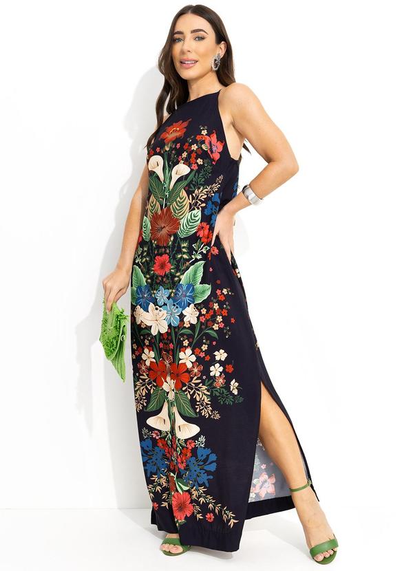 Vestido Longo Menina Bonita Preto