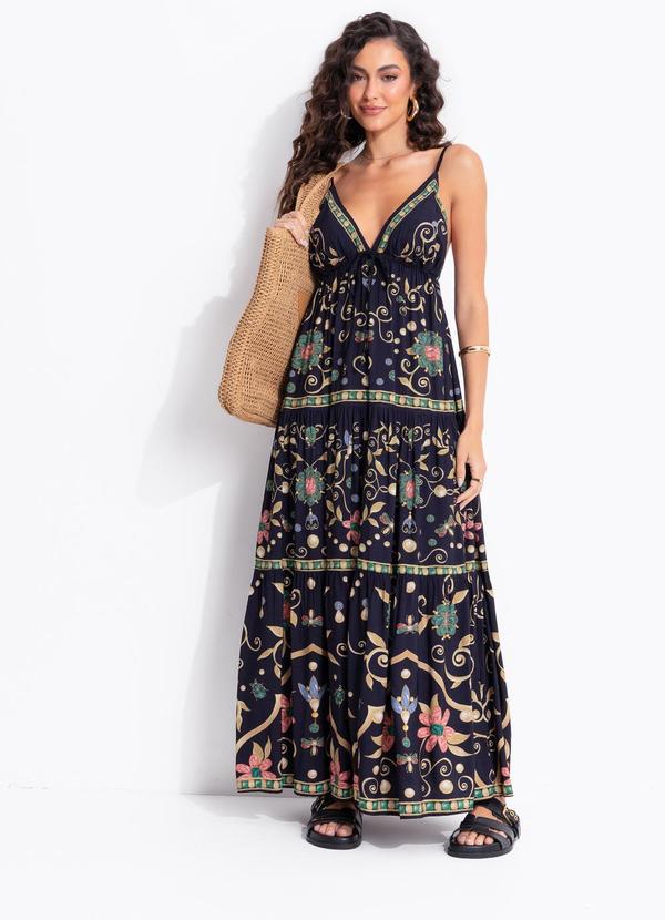 Vestido Longo Petra Preto