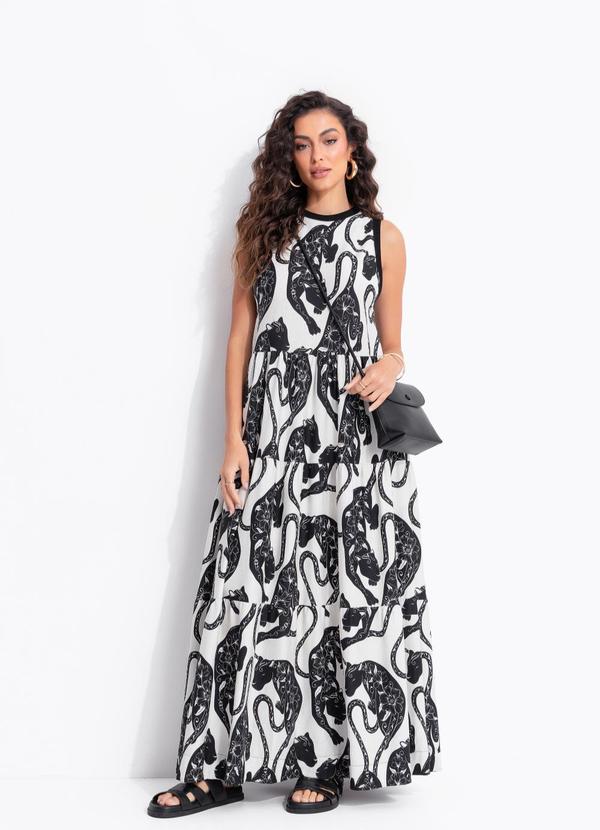 Vestido Marias Amor de Pantera Off White