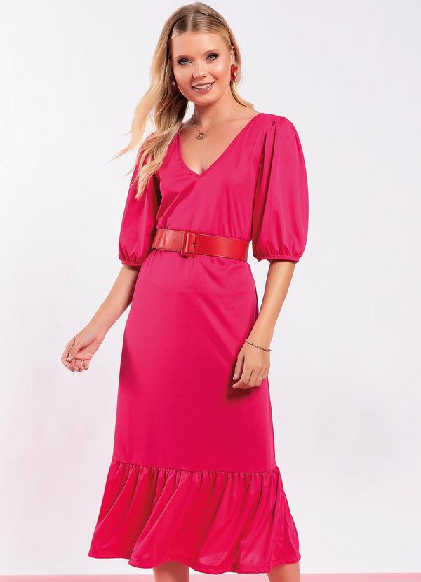 Vestido Pink em Malha