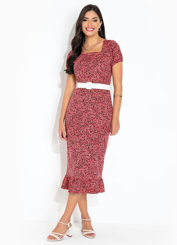 Vista 2 Vestido Rosa Floral Rosalie Rosalie