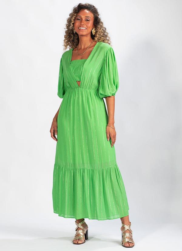 Vestido Viscose Verde