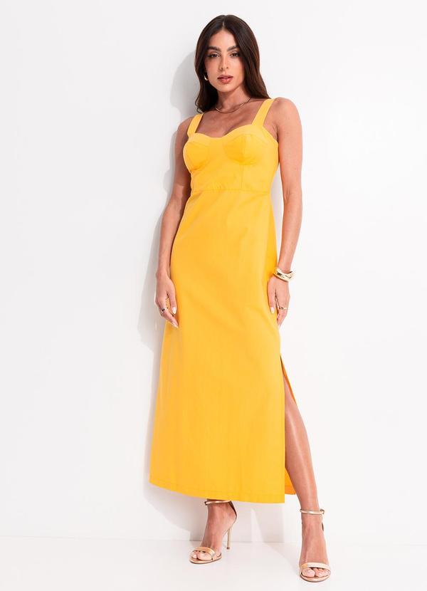 Vista 2 Vestido Amarelo Colcci Colcci