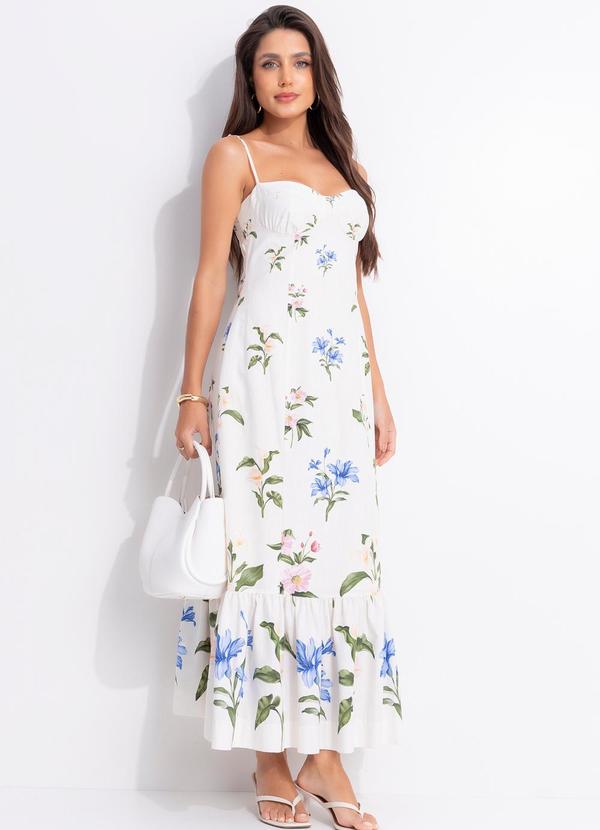 Vestido Aquaflora Off White