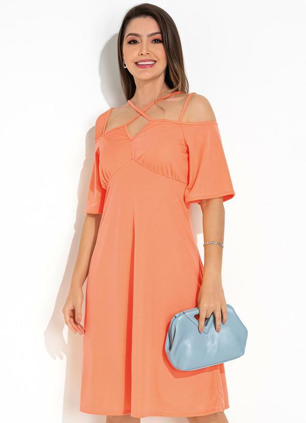 Vestido Coral em Malha