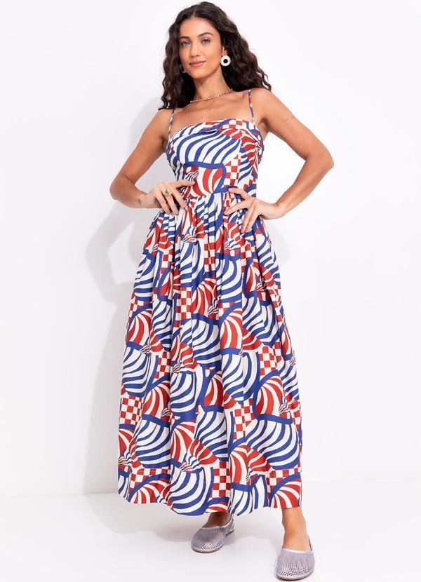 Vista 2 Vestido Cropped Concha Grafica Branco FARM FARM
