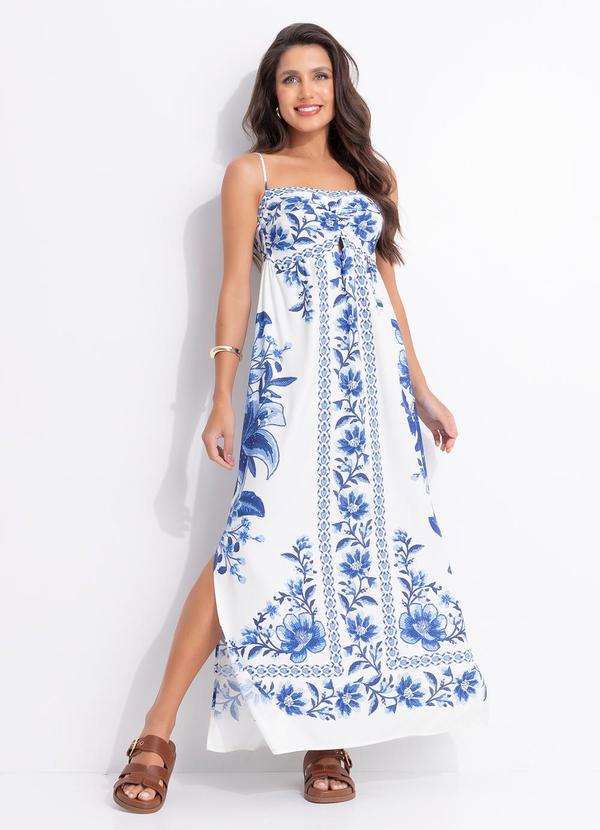 Vestido Cropped Fruta de Verão Off White