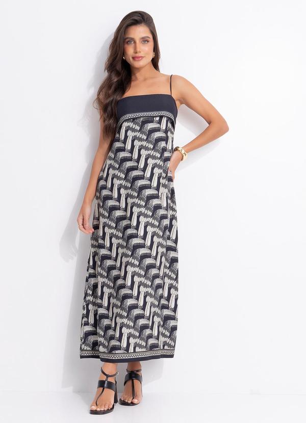 Vestido Cropped Tucanário Preto