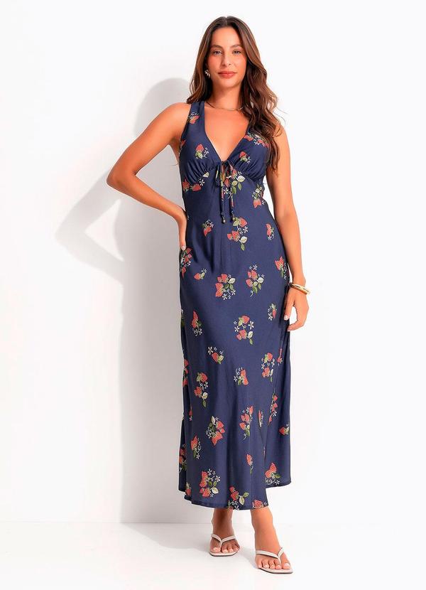 Vestido Doce Morango Azul