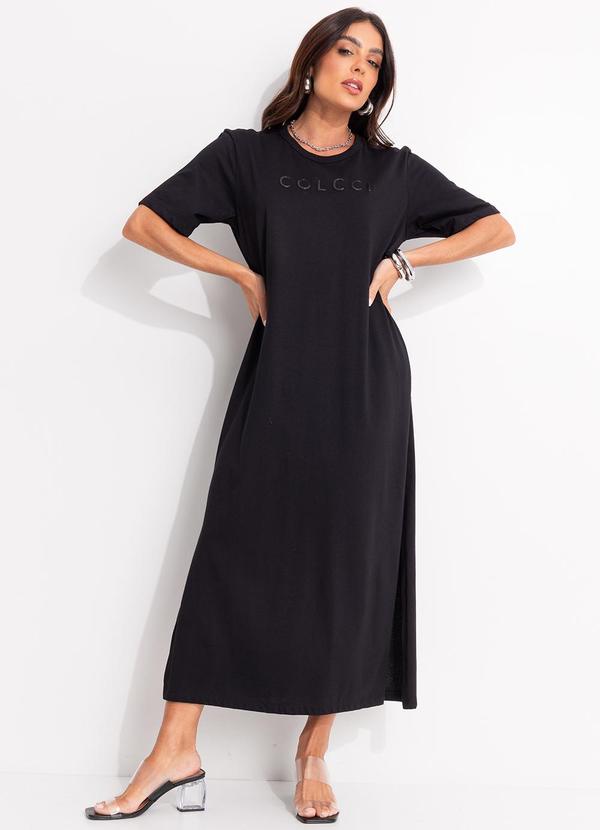 Vestido em Malha Preto