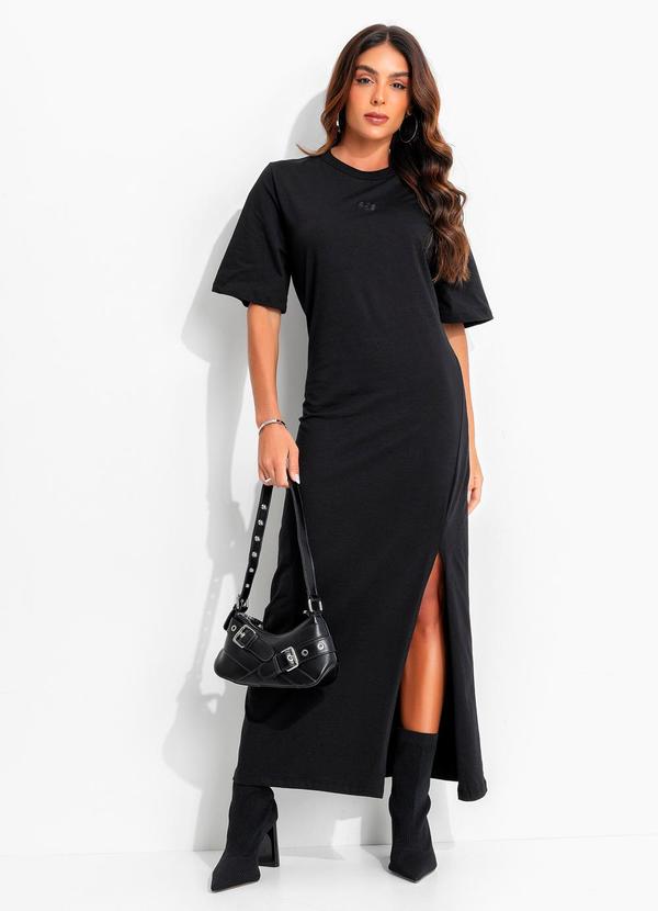 Vestido em Malha Preto