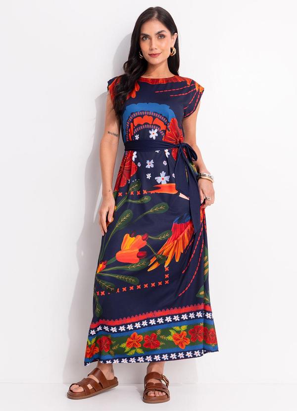 Vestido Encanto Tropical em Malha Fria