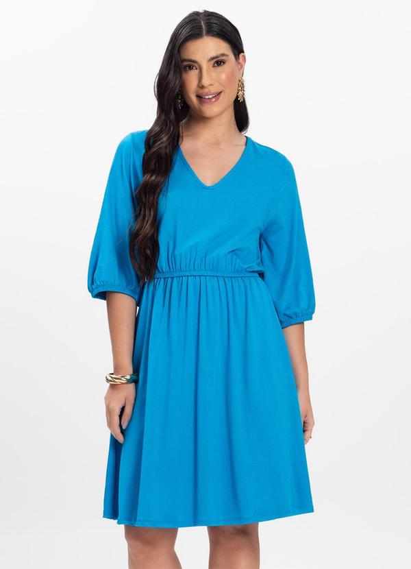 Vista 2 Vestido Feminino Azul Select Select