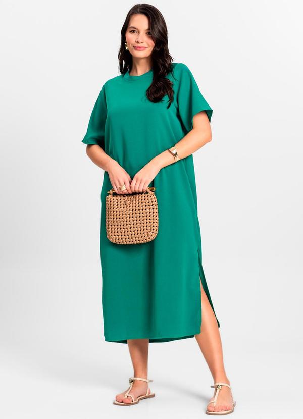 Vestido Feminino Midi em Twill Cey Verde
