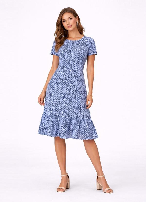 Vestido Feminino Midi Slim em Suplex Cinza