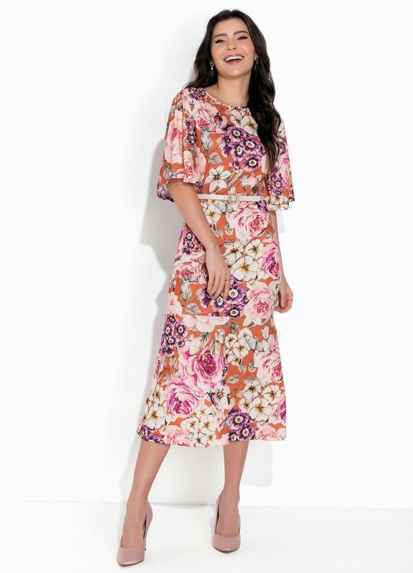 Vista 2 Vestido Floral com Manga Rosalie Rosalie