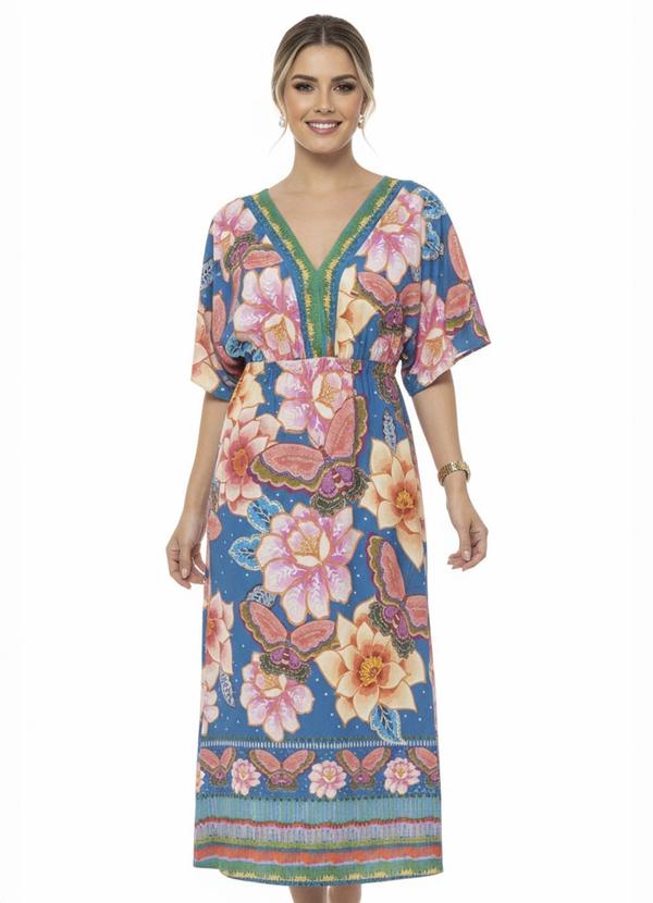 Vestido Floral Natureza em Malha Fria