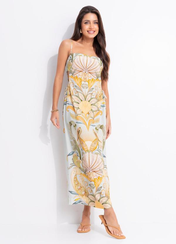 Vestido Jardim de Mar Verde