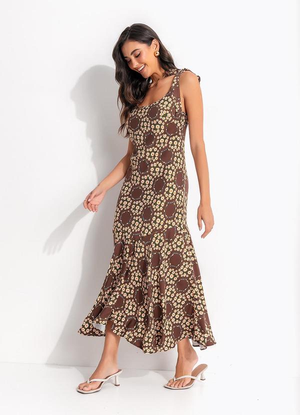 Vestido Longo Marrom