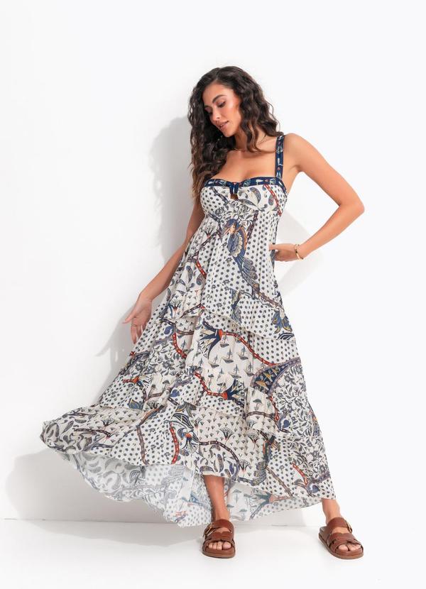 Vestido Longo Riviera Bege