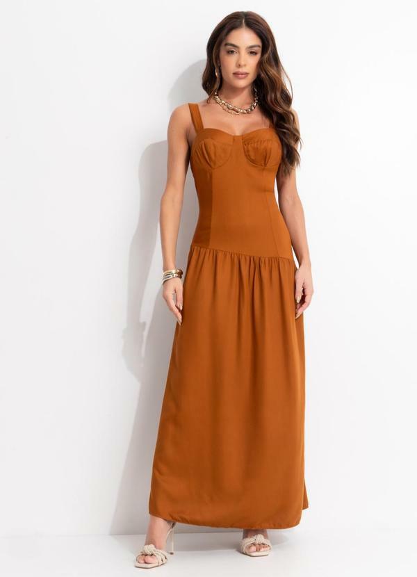 Vestido Marrom