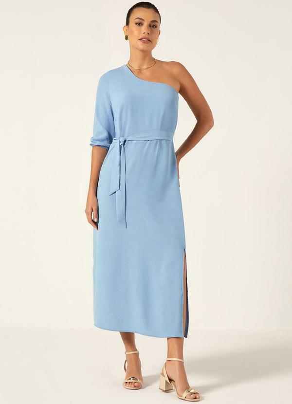 Vista 2 Vestido Maxi Longuete Josiane Azul Claro Principessa Principessa