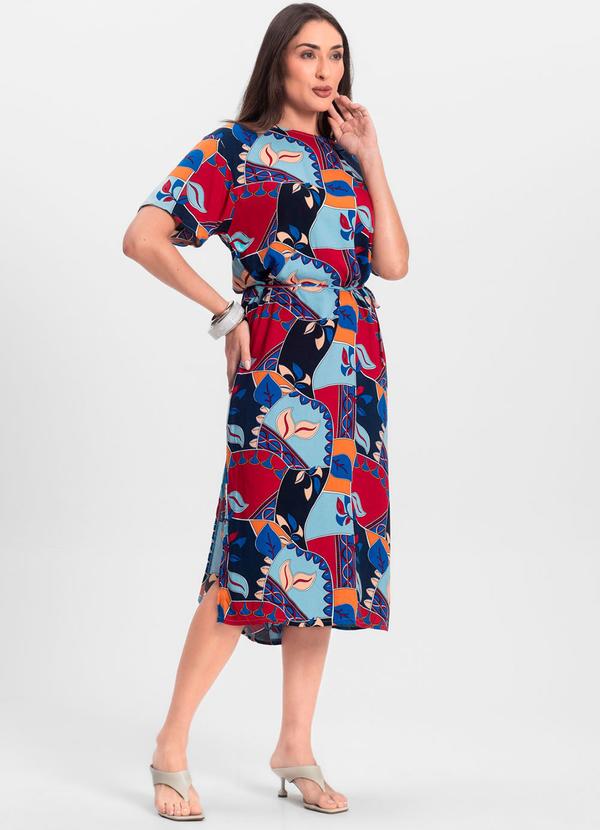 Vestido Midi Azul