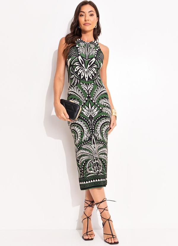 Vestido Midi Balamana Verde