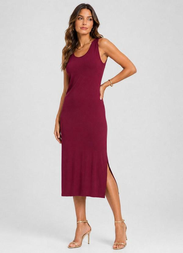 Vestido Midi Feminino Vermelho