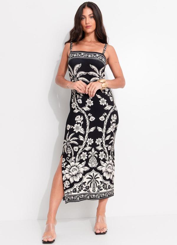 Vestido Midi Guanacaste Preto