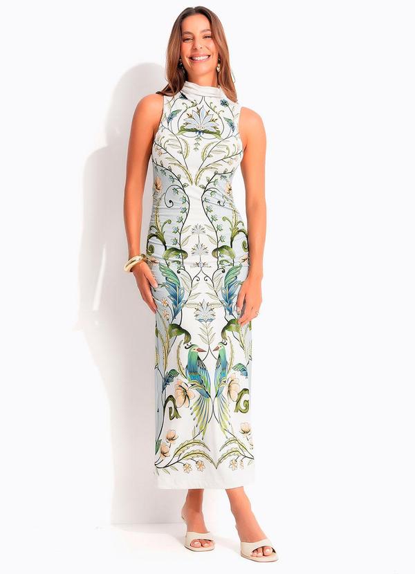 Vestido Midi Milena Bege