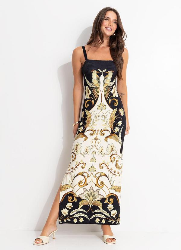 Vestido Midi Milena Preto