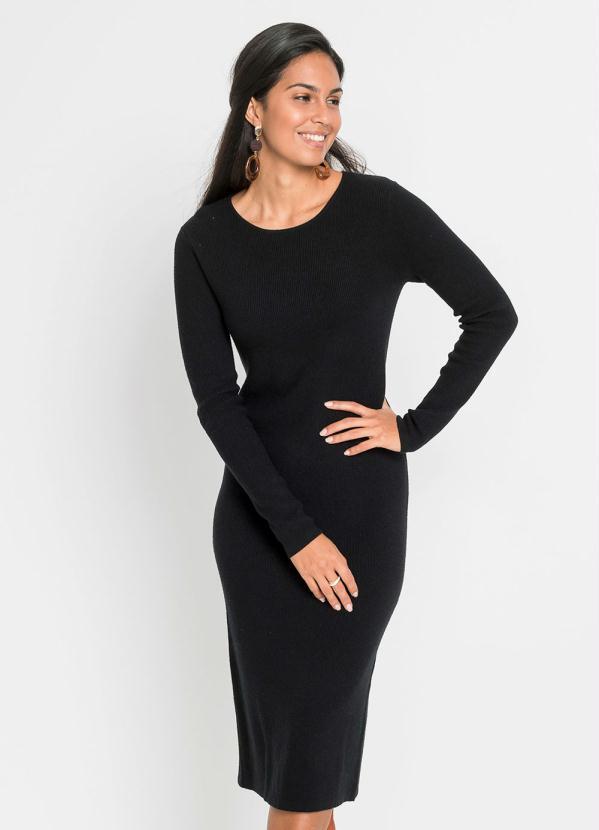 Vestido Midi Preto