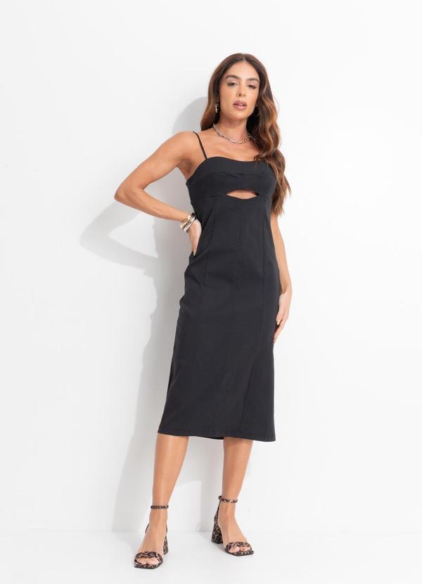 Vestido Midi Preto