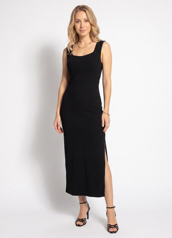 Vestido Midi Preto