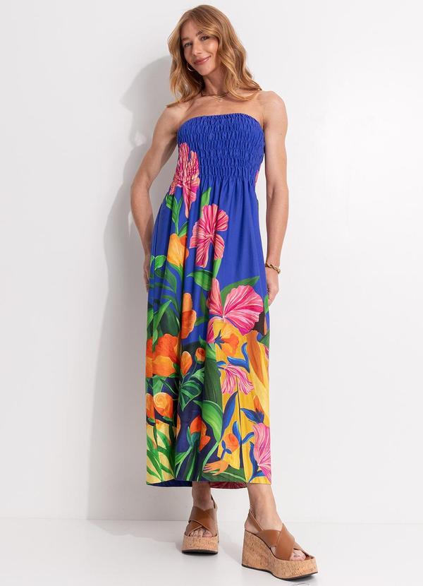 Vestido Midi Tarsila Azul