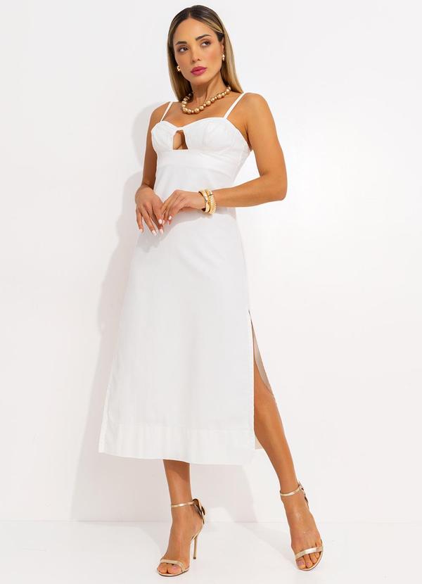 Vestido Sarja Cj Off White