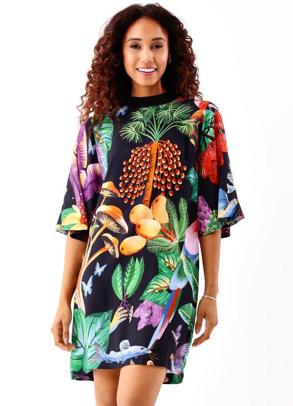 Vestido T-Shirt Dress Caminho Yawanawa