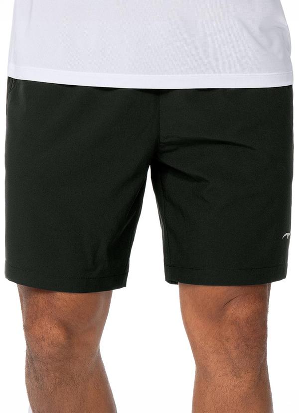 Bermuda com Short Interno e Bolso Preto