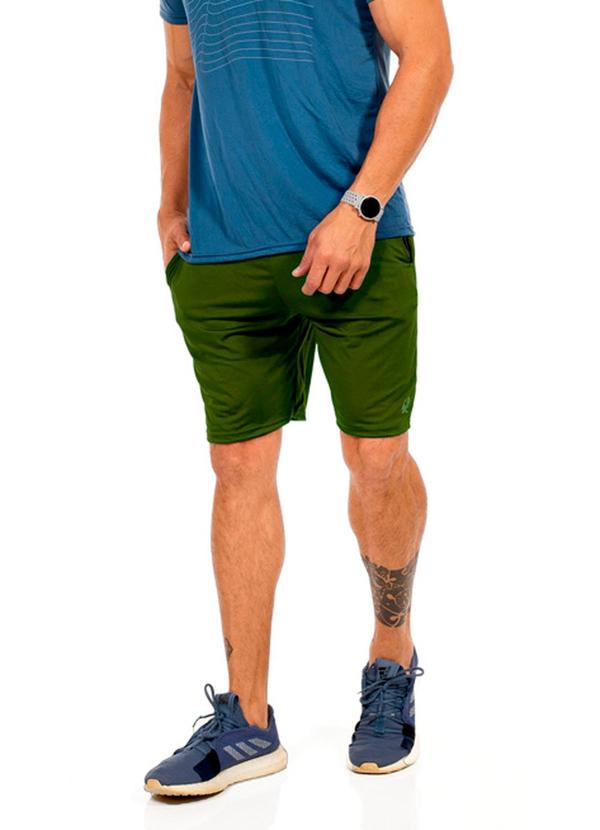 Vista 2 Bermuda Masculina Fitness Verde Decoy Decoy