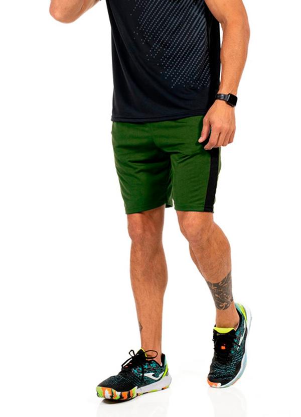 Vista 2 Bermuda Masculina Fitness Verde Decoy Decoy