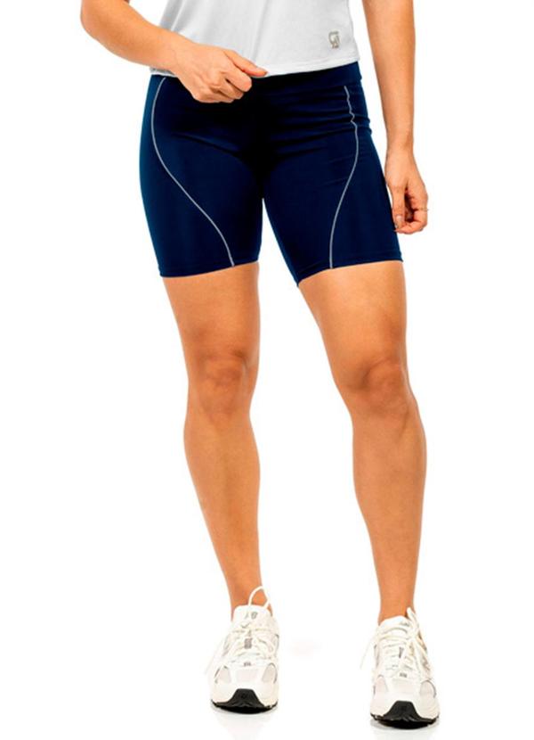 Short Ciclista Power FemininaAzul