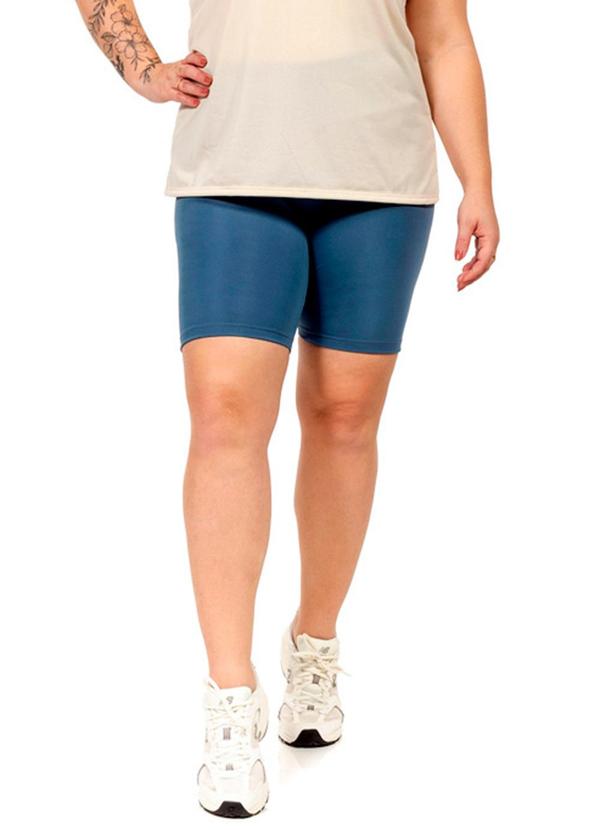 Short Ciclista Power FemininaAzul