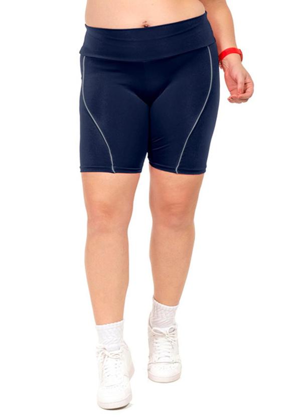Short Ciclista Power FemininaAzul