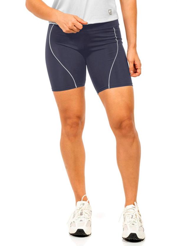 Short Ciclista Power FemininaCinza