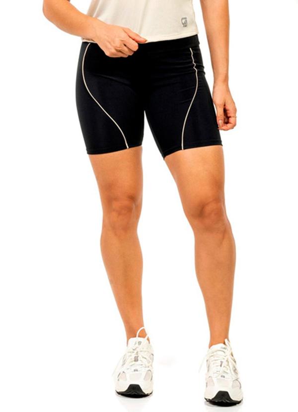 Short Ciclista Power FemininaPreto